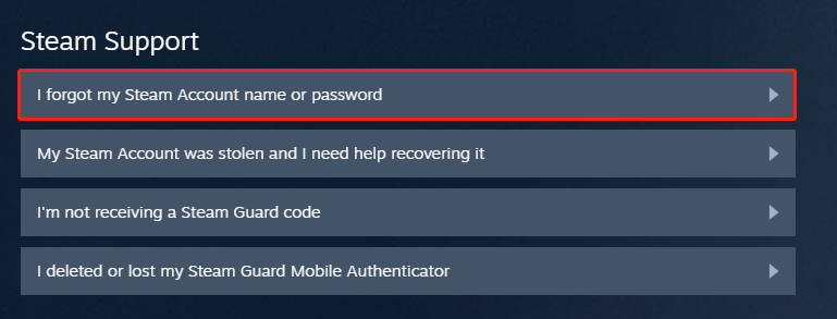 Steam Account Recovery  How to Recover Your Steam Account? - MiniTool  Partition Wizard